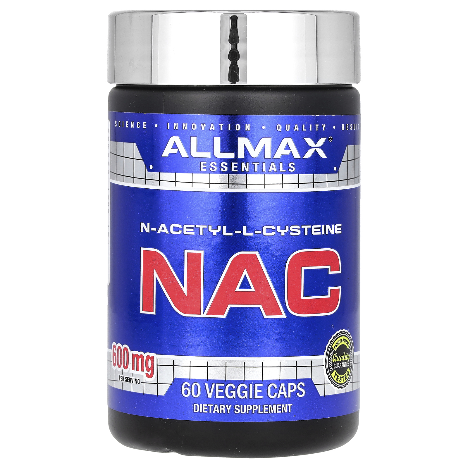 ALLMAX, Essentials, NAC, 600 мг, 60 растительных капсул AMX-22963 ...