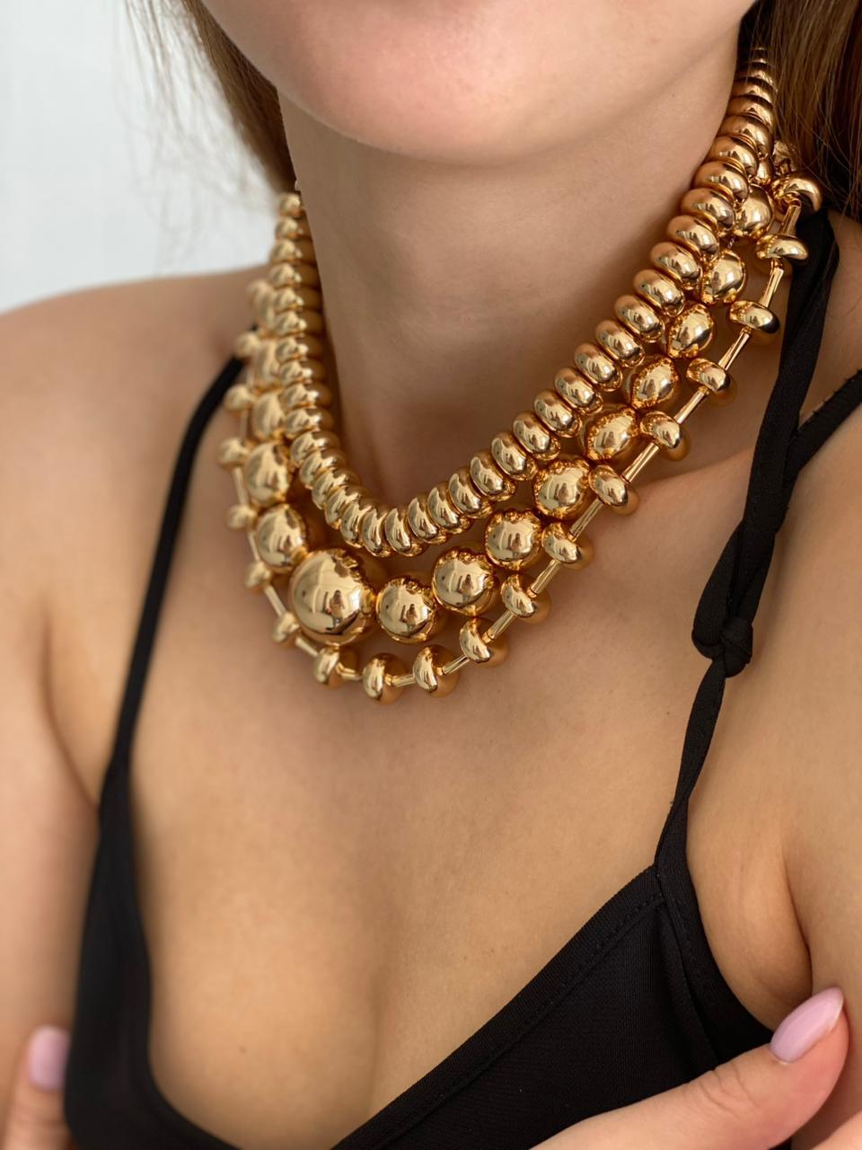 Колье Golden Balls