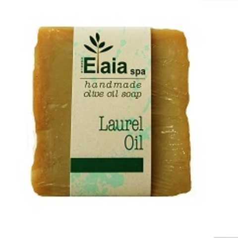 Греческое мыло ручной работы с маслом лавра Elaia spa 100 гр