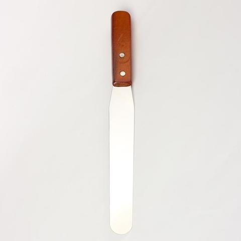 Лопатка-палетка с деревянной ручкой, прямая 32см.