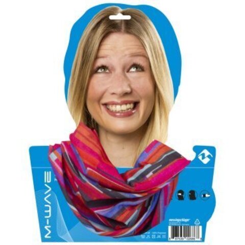 бандана M-WAVE Colored Stripes 5-715125