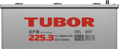 TUBOR EFB 6СТ-225 аккумулятор