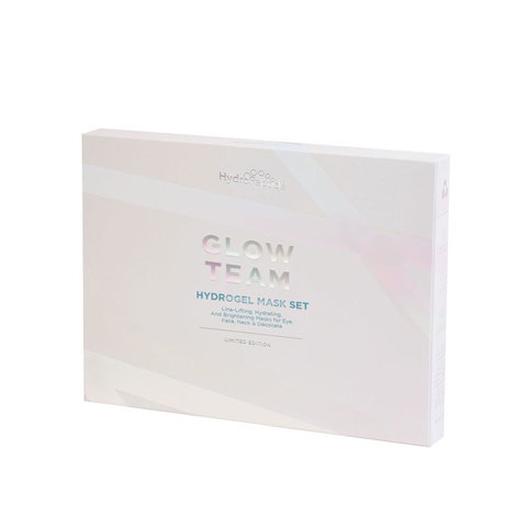 Маски для глаз, шеи, декольте HydroPeptide Glow TEAM Hydrogel Mask Set, 11 шт