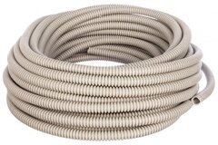 Труба ПНД гофрированная d16мм с зондом легкая черн. (уп.20м) Рувинил 21601(20)