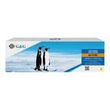 Тонер-картридж G&G, аналог HP CE312A, 126A, Canon 729 желтый 1k с чипом