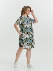 4630 Туника на пуговицах