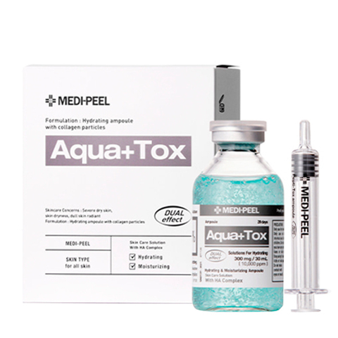 Medi-Peel Aqua Plus Tox Ampoule глубокоувлажняющая ампула для сияния кожи