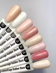 Базовое камуфлирующее покрытие для гель-лака LUNA LINE Camouflage Rubber (10 ml) №1