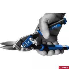 ЗУБР 250 мм, левые ножницы по металлу, Профессионал (23130-L)