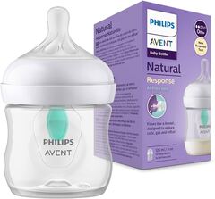 Biberon Natural Response with AirFree vent baby bottle, 125ml, 0m+