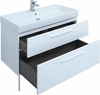 Aquanet 249922 Тумба Nova 100 2 ящ. (SLIM SYNERGY) цв.бел. глянец (249922)