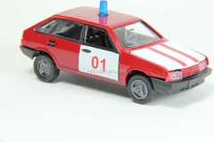 VAZ-2109 Lada Samara hatchback 5-doors Fire Engine Agat Mossar Tantal 1:43