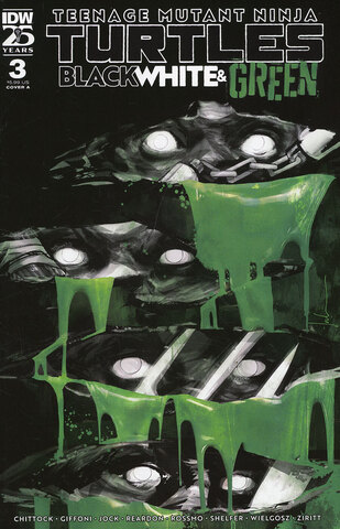 Teenage Mutant Ninja Turtles Black White & Green #3 (Cover A)