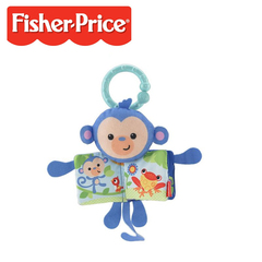 Fisher Price Мягкие подвески-книжечки в ассортименте (Тигренок и Обезьянка) (CCG04)