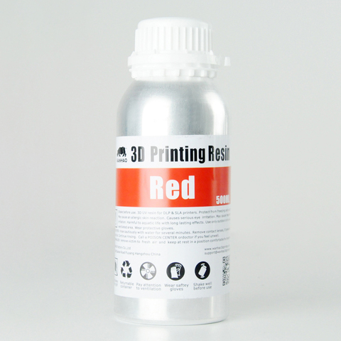 Фотополимер Wanhao, красный (500 мл)