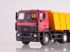 MAZ-6501 dump truck red-orange 1:43 AutoHistory