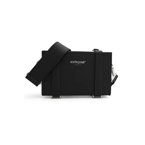 Shoulder Logo Bag Black