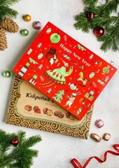 Набор конфет «Кедровая фантазия», 210 г в подарочной обложке