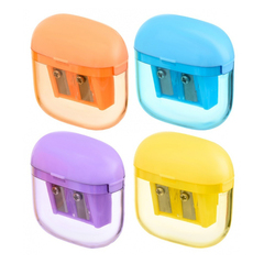 
          Точилка Basir, двойная, с контейнером, серия "Pods", 5*4.5 см