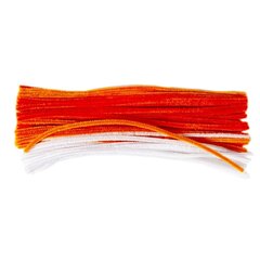 
          Набор для творчества Alingar, Проволока пушистая-30 см 80 шт, Помпоны-90 шт, Глазки-90 шт, "Белый, оранжевый, морковный", пакет с европодвесом