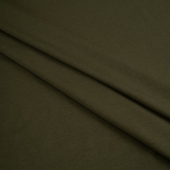 Кулирная гладь, 92% хлопок, 8% ПУ(эластан), 230 гр/м2, хаки (0635)