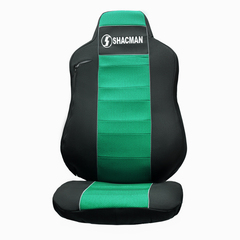 Чехлы Shacman X-6000 (полиэфир, черный, зеленая вставка)