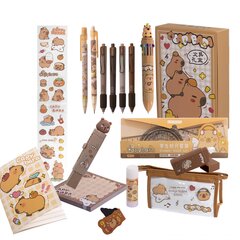 
          Набор школьный Alingar, "Capybara", 26 предметов, картонная коробка