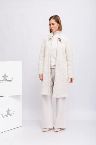 Marc Cain Шубка -тедди на молнии