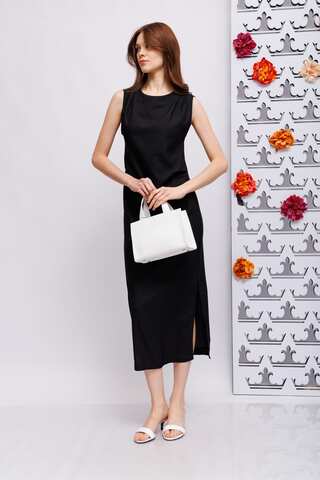 BUGATTI Платье -футляр с вискозой и льном