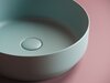 Ceramica Nova Element CN6022MLG Умывальник чаша накладная круглая, 39x39, цвет: зелёный