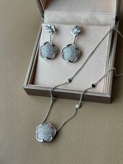 Серьги-трансформеры из серебра с микроцирконами коллекция Ton Joli