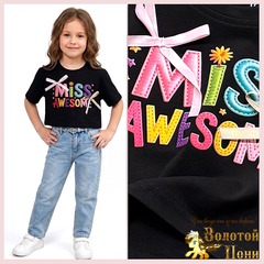 Футболка кроп-топ д (8-11) 260331-LT2608