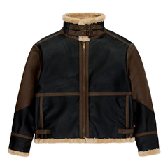 Куртка Alpha Industries Faux Leather B-3 Mod Jacket Espresso (Коричневый)