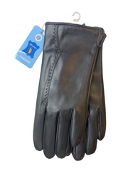 Yongsheng.Эко кожа. Подклад трикотаж-шерсть.Перчатки.Женские.10 шт в упаковке.