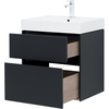 Aquanet 312875 Тумба с раковиной Aquanet Бруклин 60 цв. антрацит матовый (312875)