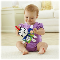 Fisher Price Мягкие подвески-книжечки в ассортименте (Тигренок и Обезьянка) (CCG04)