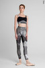 Set: Zip top + Ziphirus leggings, stained in print