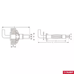 ЗУБР МОЛЛИ М4х32х13 мм, анкер с крюком для пустотелых конструкций, 150 шт (4-302492-04-032)