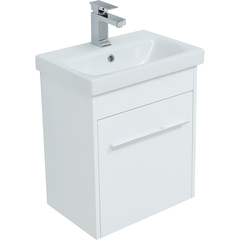 Aquanet 274015 Тумба Августа 50 (Moduo Slim) цв.белый (ручка хром) (274015) фото