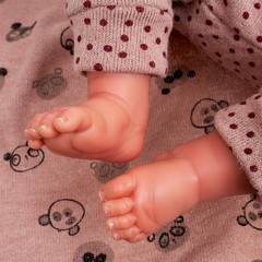 Munecas Antonio Juan Кукла-младенец Reborn Моника в розовом 52см (8165)