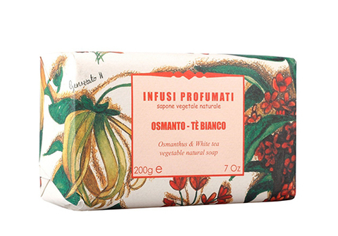 Натуральное мыло с белым чаем и осматусом, 200г