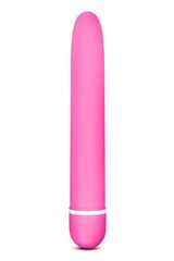 Розовый классический вибратор Luxuriate - 17,8 см. - 