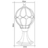 Светильник садово-парковый, 60W 230V E27 черное золото, IP44, PL3804 (Feron)