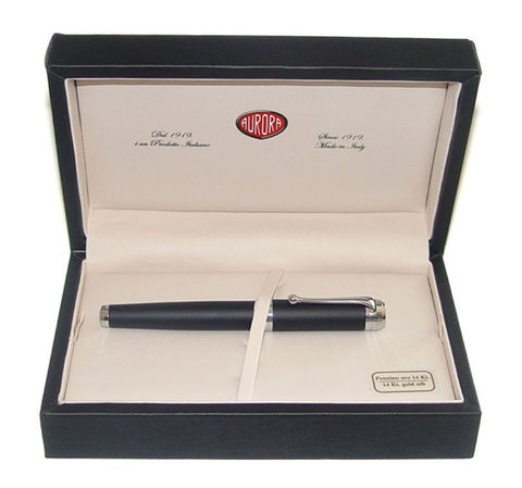 Ручка перьевая Aurora Optima Riflessi, Silver ST, F (AU-G11F)