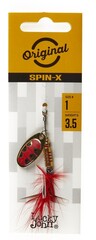 Блесна вращающаяся LUCKY JOHN Spin-X Round №1, 3,5 г, цвет GX1, арт. LJSR01-GX1