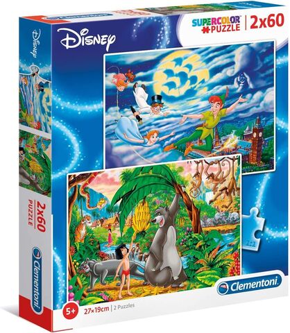 Puzzle PZL 2X60 Peter Pan + The Jungle95030069