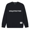 Свитшот Unaffected Reflective с принтом чёрный