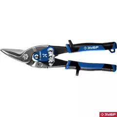 ЗУБР 250 мм, левые ножницы по металлу, Профессионал (23130-L)