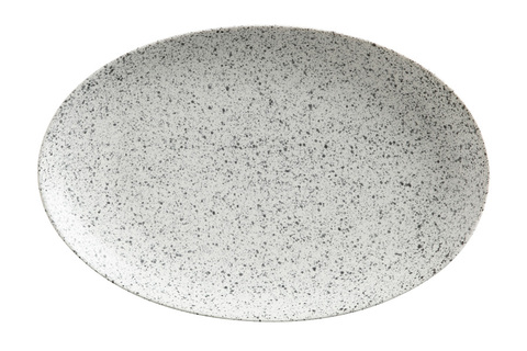 Тарелка овальная малая серая Икра Maxwell & Williams