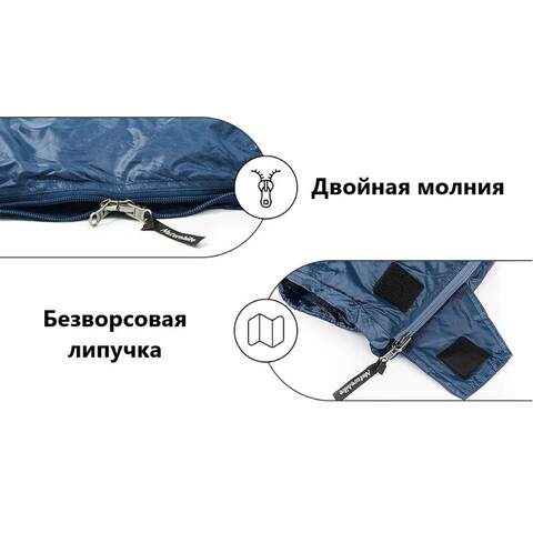 Пуховый спальный мешок Naturehike CWM 295 утиный пух